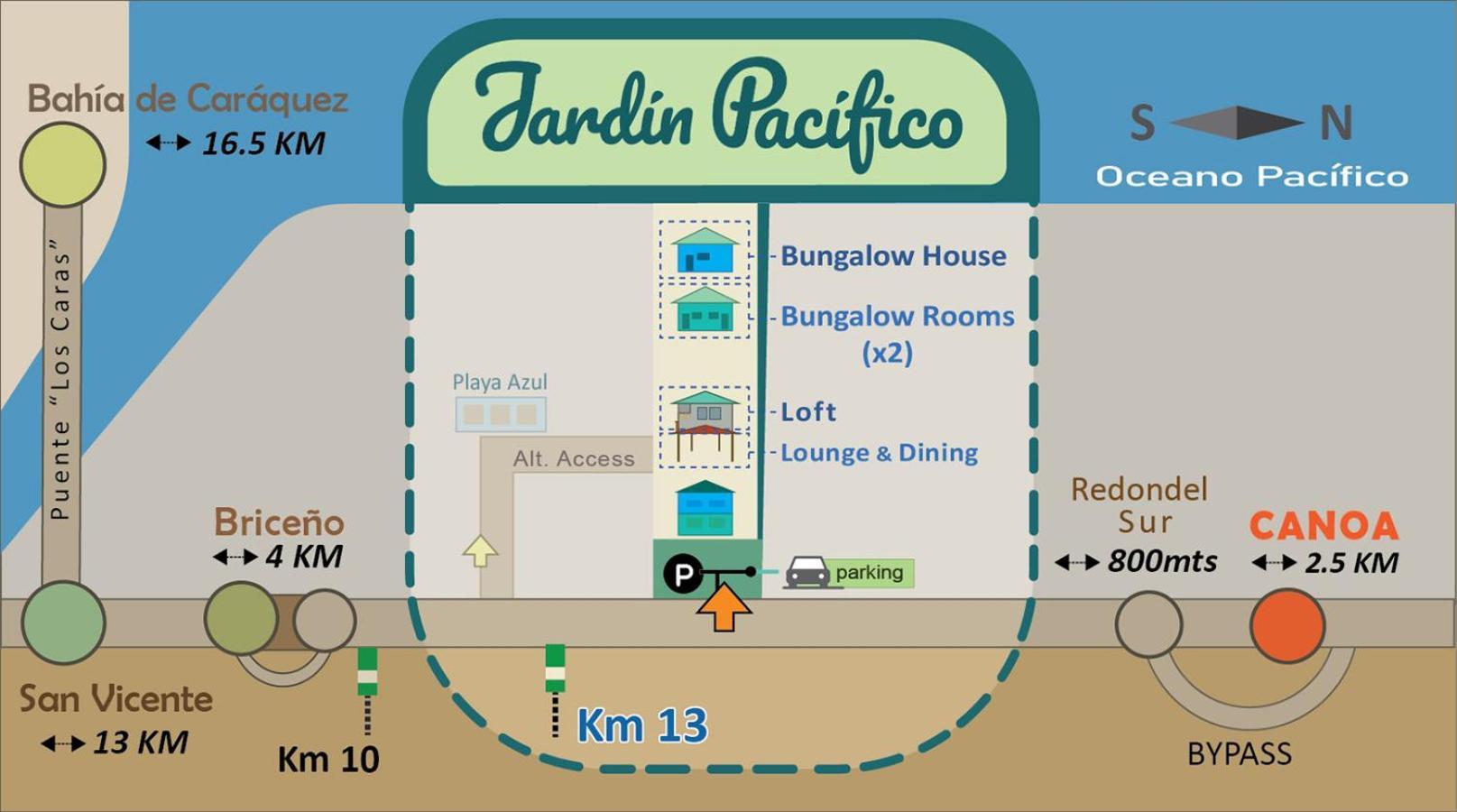 Отель Jardin Pacifico Каноа Экстерьер фото